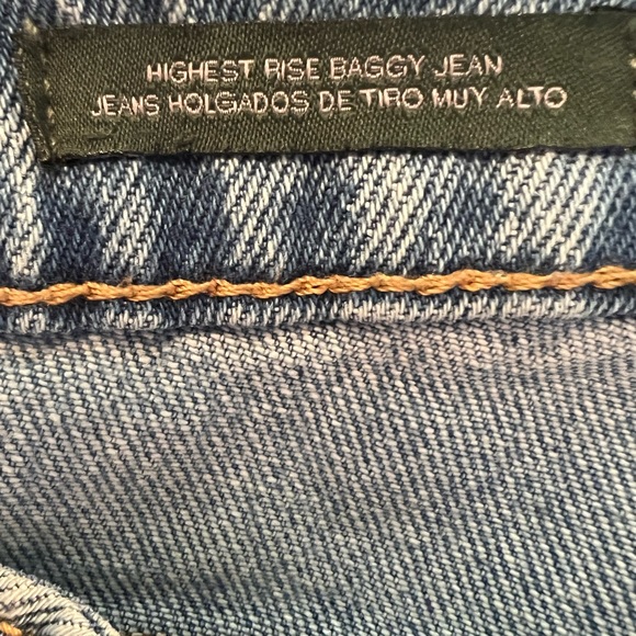 Wild Fable by Target Juniors Highest Rise Baggy Jeans Size 16 - Picture 4 of 6